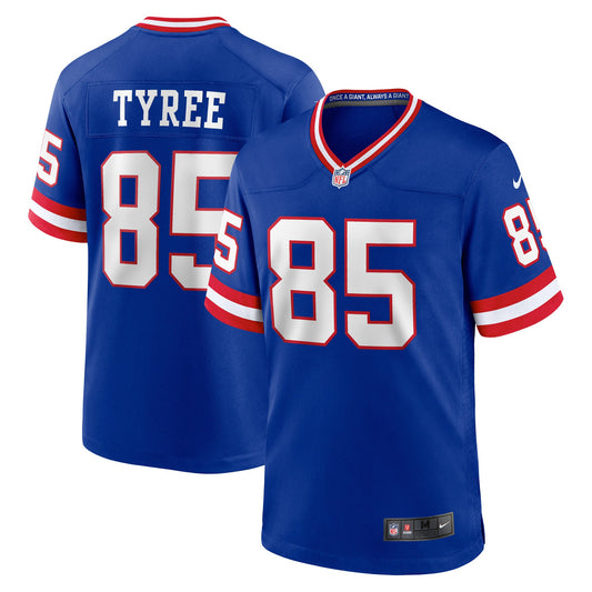 David Tyree New York Giants Nike Classic Retired Player Game Jersey - Royal