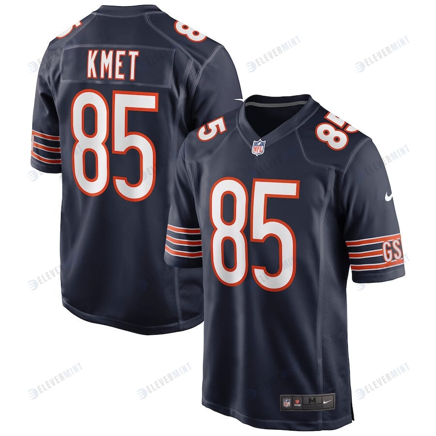 Cole Kmet 85 Chicago Bears Men Game Jersey - Navy