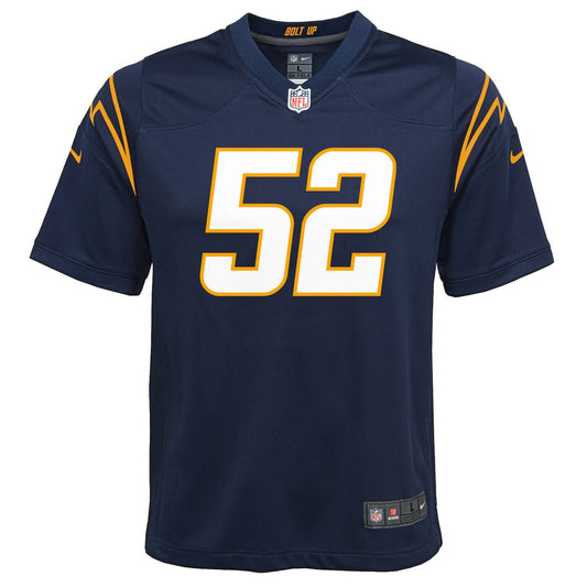 Boys' Grade School Khalil Mack Nike Chargers Game Jersey - Navy