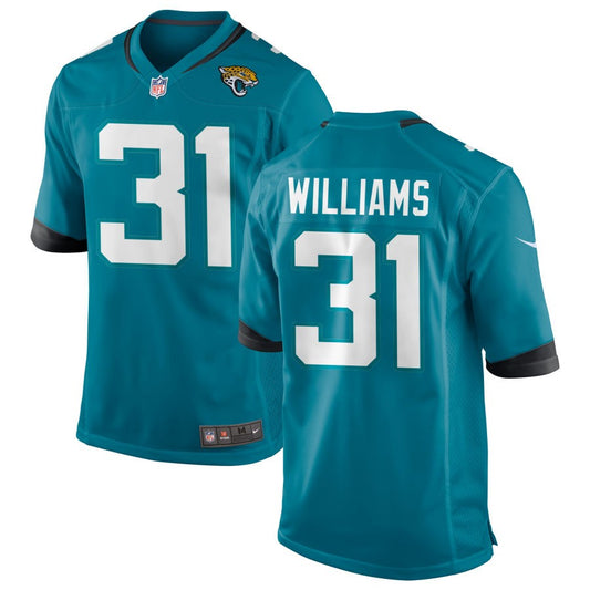 Darious Williams Jacksonville Jaguars Nike Youth Game Jersey - Teal