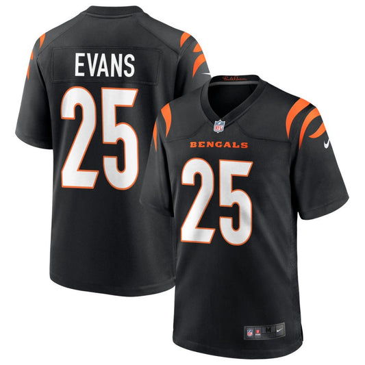 Chris Evans Cincinnati Bengals Nike Youth Logo Game Jersey - Black