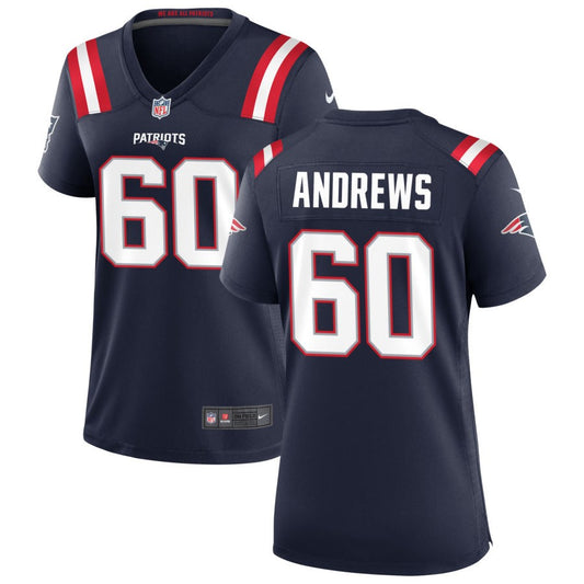 David Andrews New England Patriots Nike Women's Game Jersey - Navy