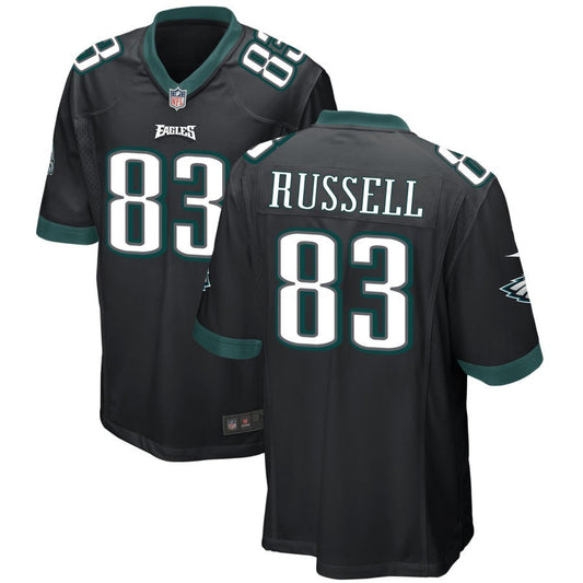 Brady Russell Philadelphia Eagles Nike Alternate Game Jersey - Black