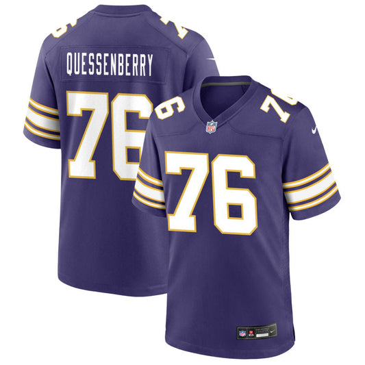 David Quessenberry Minnesota Vikings Nike Classic Game Jersey - Purple