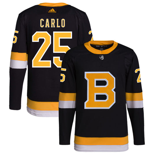 Brandon Carlo Boston Bruins adidas Alternate Primegreen Authentic Pro Jersey - Black