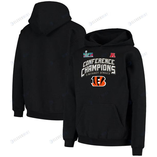 Cincinnati Bengals AFC Conference Champions Black Pullover Hoodie