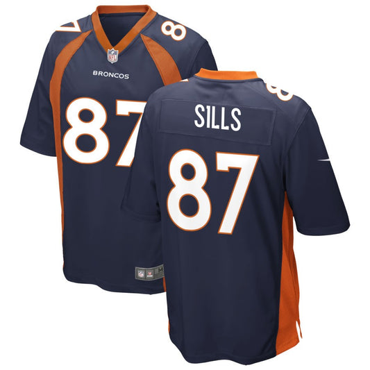 David Sills Denver Broncos Nike Youth Game Jersey - Navy