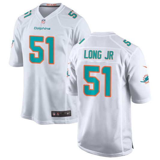 David Long Jr Miami Dolphins Nike Game Jersey - White