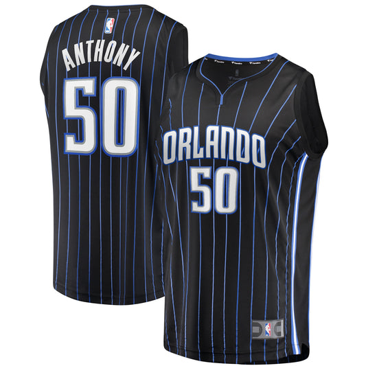 Cole Anthony Orlando Magic Fanatics Branded 2021/22 Fast Break Replica Jersey - Icon Edition - Black