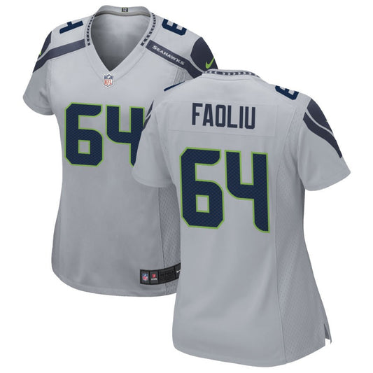 Austin Faoliu Seattle Seahawks Nike Women's Alternate Game Jersey - Gray