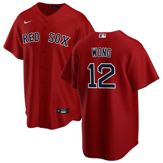 Connor Wong Boston Red Sox Nike Alternate Replica Jersey - Red