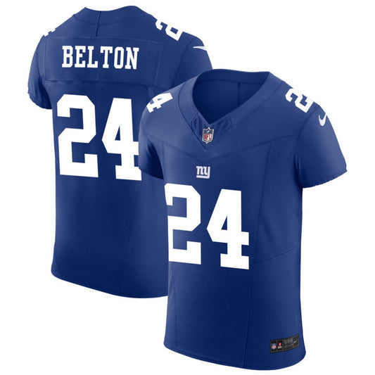 Dane Belton New York Giants Nike Vapor F.U.S.E. Elite Jersey - Royal