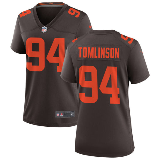 Dalvin Tomlinson Cleveland Browns Nike Women's Alternate Game Jersey - Brown