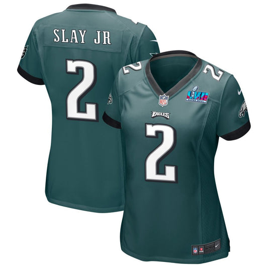 Darius Slay Jr Philadelphia Eagles Nike Women's Super Bowl LVII Game Jersey - Midnight Green