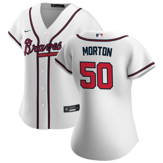 Charlie Morton Atlanta Braves Nike Women's Home Replica Jersey - White