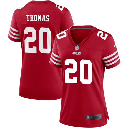 Ambry Thomas San Francisco 49ers Nike Women's Game Jersey - Scarlet