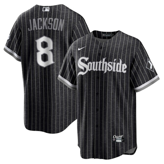 Bo Jackson Chicago White Sox Nike City Connect Replica Player Jersey - Black