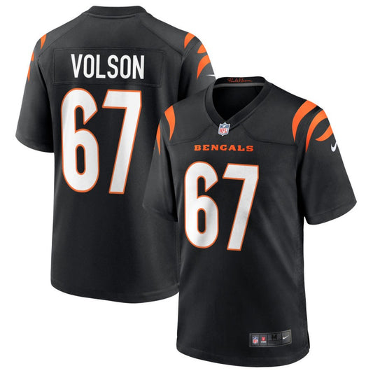 Cordell Volson Cincinnati Bengals Nike Youth Logo Game Jersey - Black