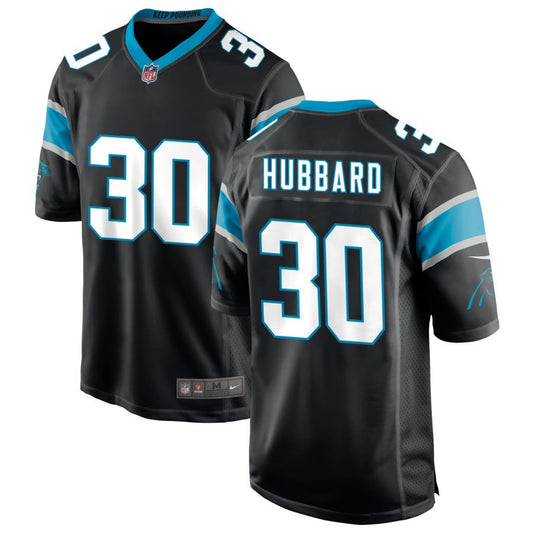 Chuba Hubbard Carolina Panthers Nike Game Jersey - Black