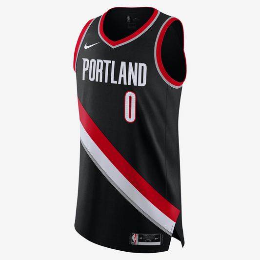 Damian Lillard Trail Blazers Icon Edition 2020 Nike NBA Authentic Jersey - Black