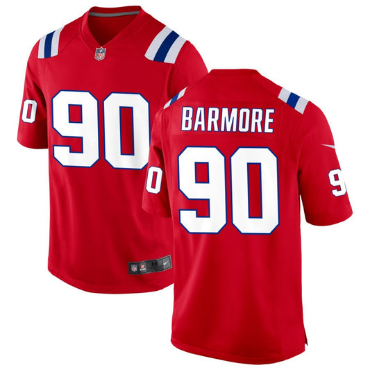 Christian Barmore New England Patriots Nike Alternate Jersey - Red