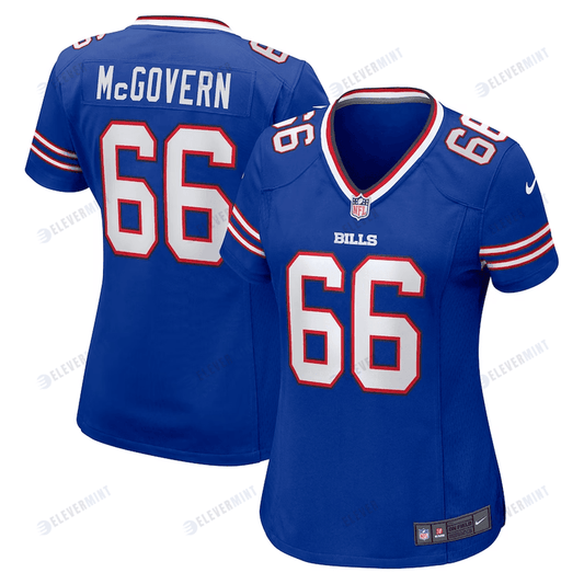 Connor McGovern 66 Buffalo Bills Women's Game Jersey - Royal