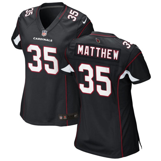 Christian Matthew Arizona Cardinals Nike Women's Alternate Game Jersey - Black