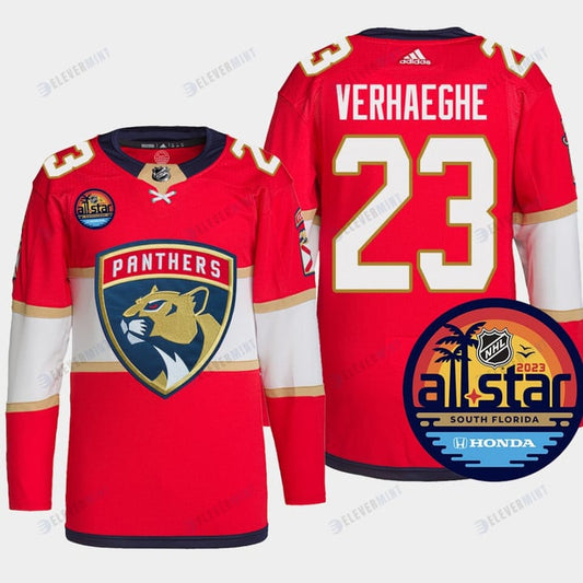 Carter Verhaeghe 23 Florida Panthers Red Jersey 2023 NHL All-Star