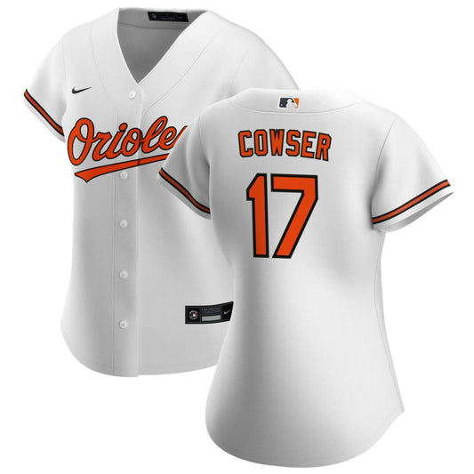 Colton Cowser Baltimore Orioles Nike Women's Home Replica Jersey - White