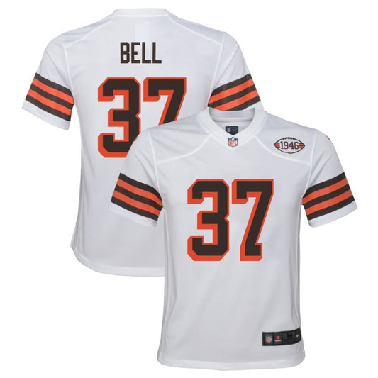 D'Anthony Bell Cleveland Browns Nike Youth Alternate Jersey - White