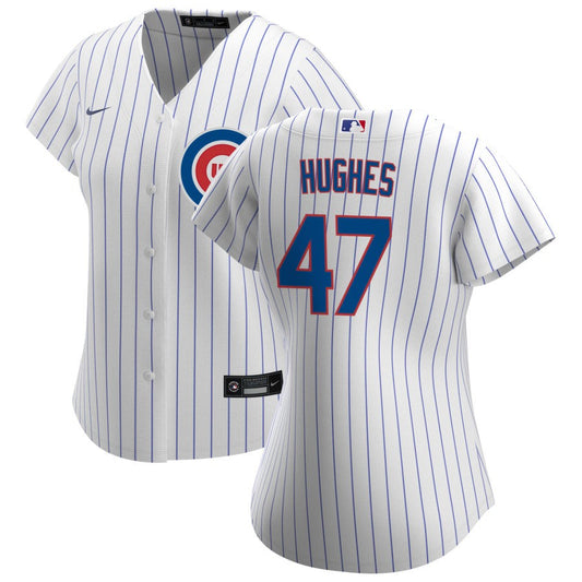 Brandon Hughes Chicago Cubs Nike Women's Home Replica Jersey - White