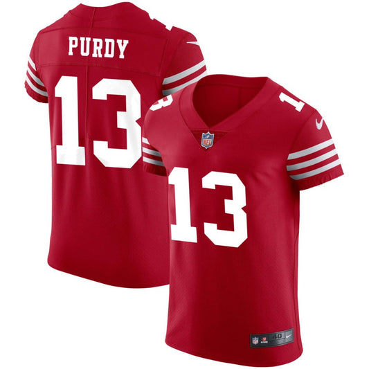 Brock Purdy San Francisco 49ers Nike Vapor Elite Jersey - Scarlet