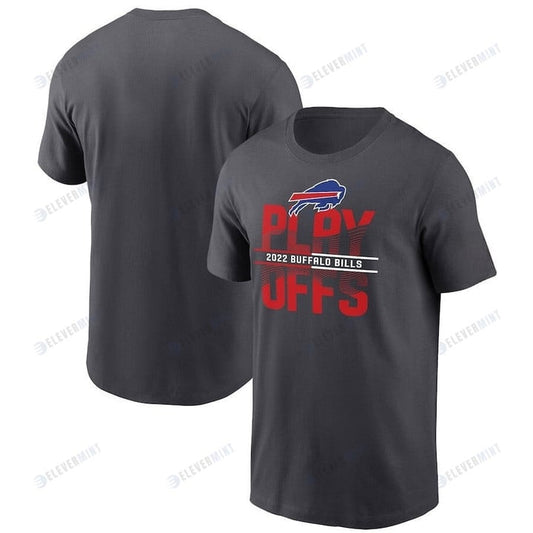 Buffalo Bills 2022 NFL Playoffs Iconic T-Shirt - Anthracite