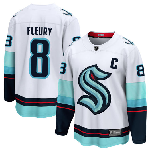 Cale Fleury Seattle Kraken Fanatics Branded Away Breakaway Jersey - White