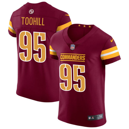 Casey Toohill Washington Commanders Nike Vapor Untouchable Elite Jersey - Burgundy