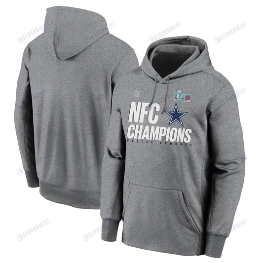 Dallas Cowboys NFC Conference Champions Light Grey Pullover Hoodie