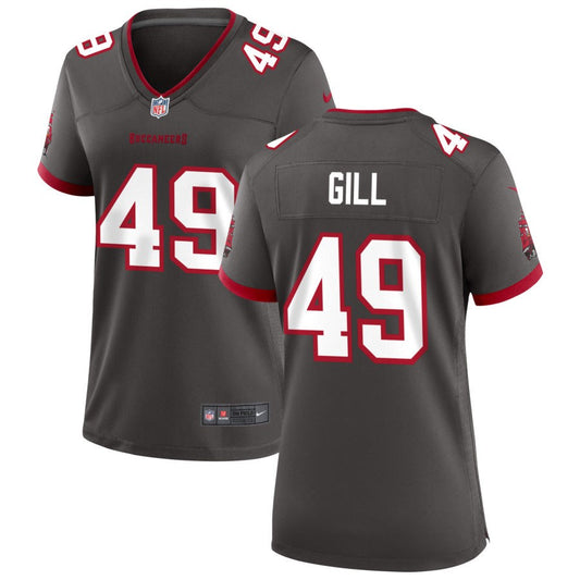 Cam Gill Tampa Bay Buccaneers Nike Women's Alternate Game Jersey - Pewter