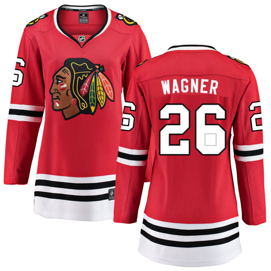 Austin Wagner Chicago Blackhawks Fanatics Branded Women's Home Breakaway Jersey - Red