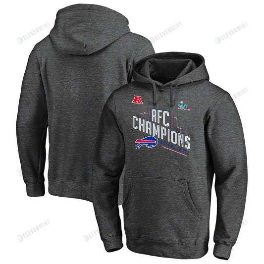 Buffalo Bills AFC Conference Champions Grey Pullover Hoodie