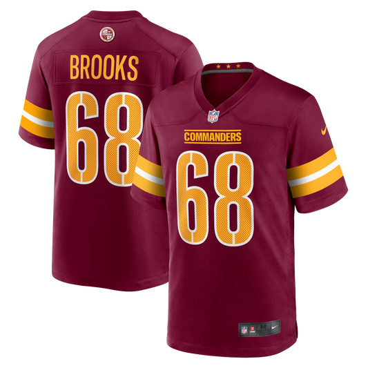 Curtis Brooks Washington Commanders Nike  Game Jersey - Burgundy