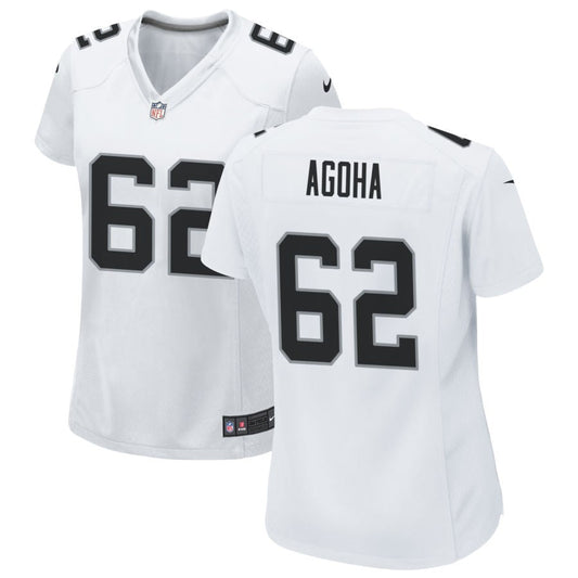 David Agoha Las Vegas Raiders Nike Women's Game Jersey - White