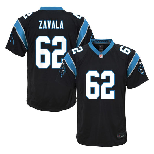 Chandler Zavala  Carolina Panthers Nike Youth Game Jersey - Black