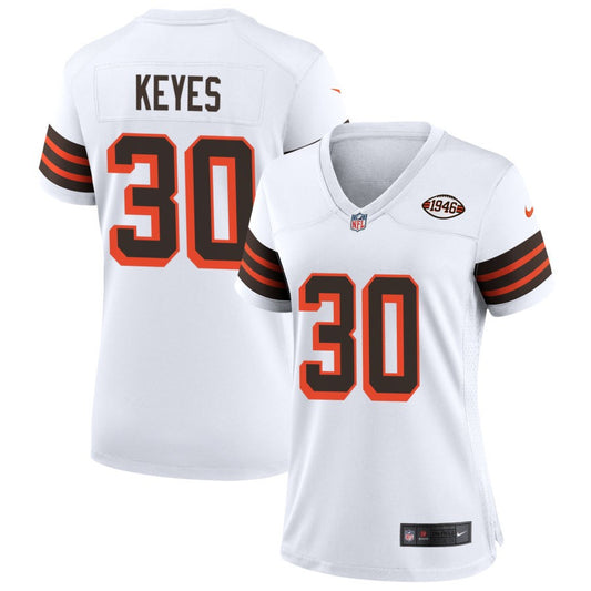 Bopete Keyes Cleveland Browns Nike Women's 1946 Collection Alternate Jersey - White