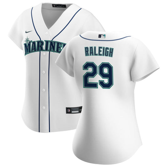 Cal Raleigh Seattle Mariners Nike Women's Home Replica Jersey - White