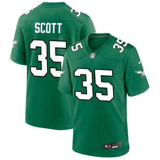 Boston Scott Philadelphia Eagles Nike Alternate Game Jersey - Kelly Green