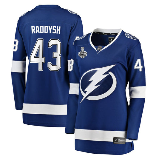 Darren Raddysh Tampa Bay Lightning Fanatics Branded Women's 2021 Stanley Cup Champions Home Breakaway Jersey - Blue