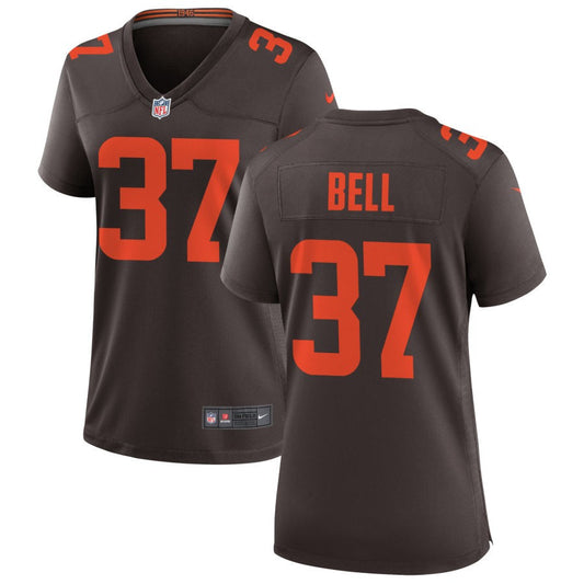 D'Anthony Bell Cleveland Browns Nike Women's Alternate Game Jersey - Brown