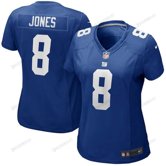 Daniel Jones 8 New York Giants Women Game Jersey - Royal