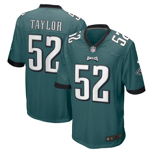 Davion Taylor Philadelphia Eagles Nike Game Jersey - Midnight Green