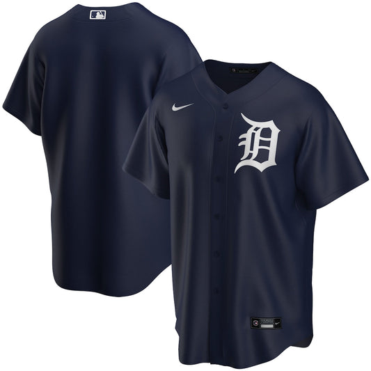 Boys' Grade School  Nike Tigers Alternate Replica Team Jersey - Navy